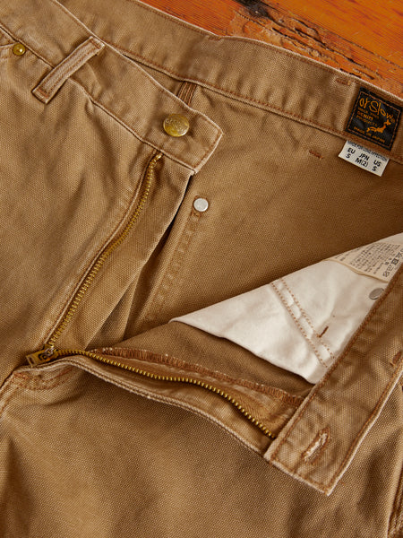 Classic Canvas Trousers - Brown