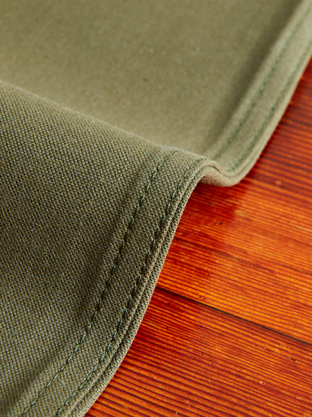 Waxed Canvas Cotton Duck 10oz - Olive Drab