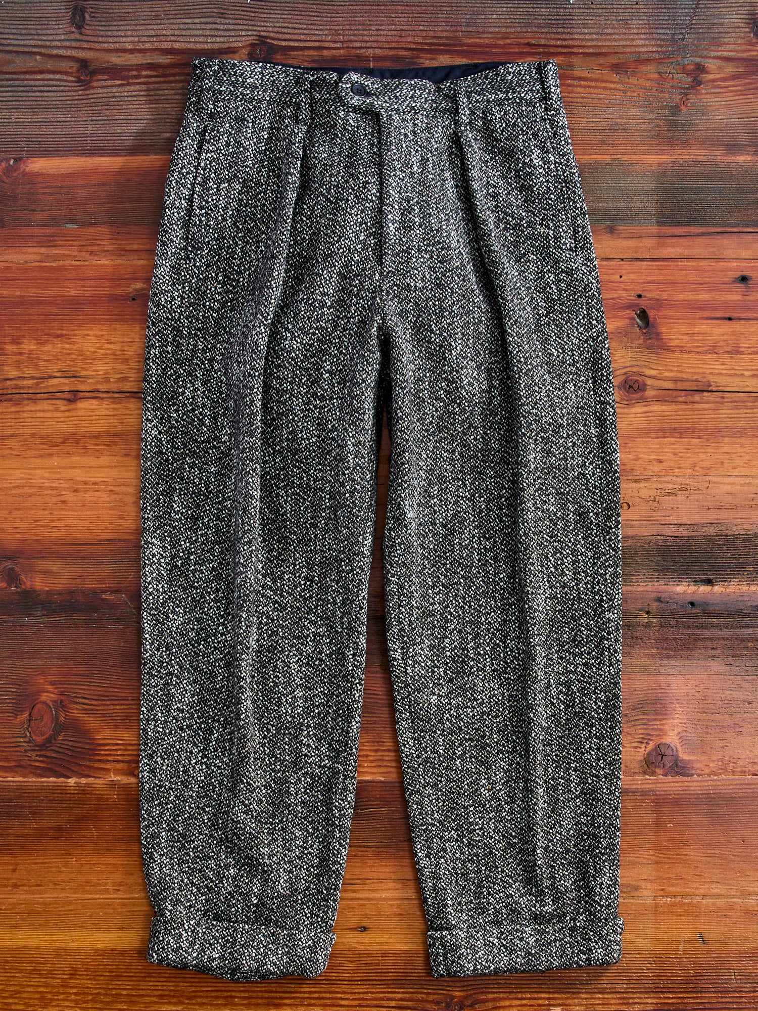 Homespun Carlyle Pants in Brown Black Wool – Blue Owl Workshop