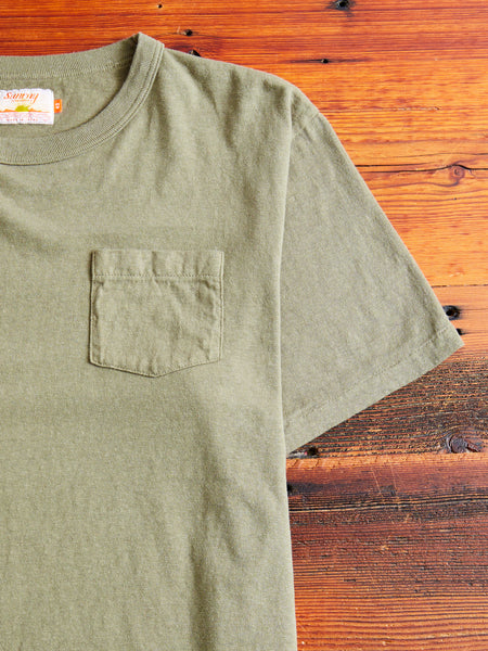 Hanalei Short Sleeve T-Shirt in Deep Lichen Green – Blue Owl Workshop