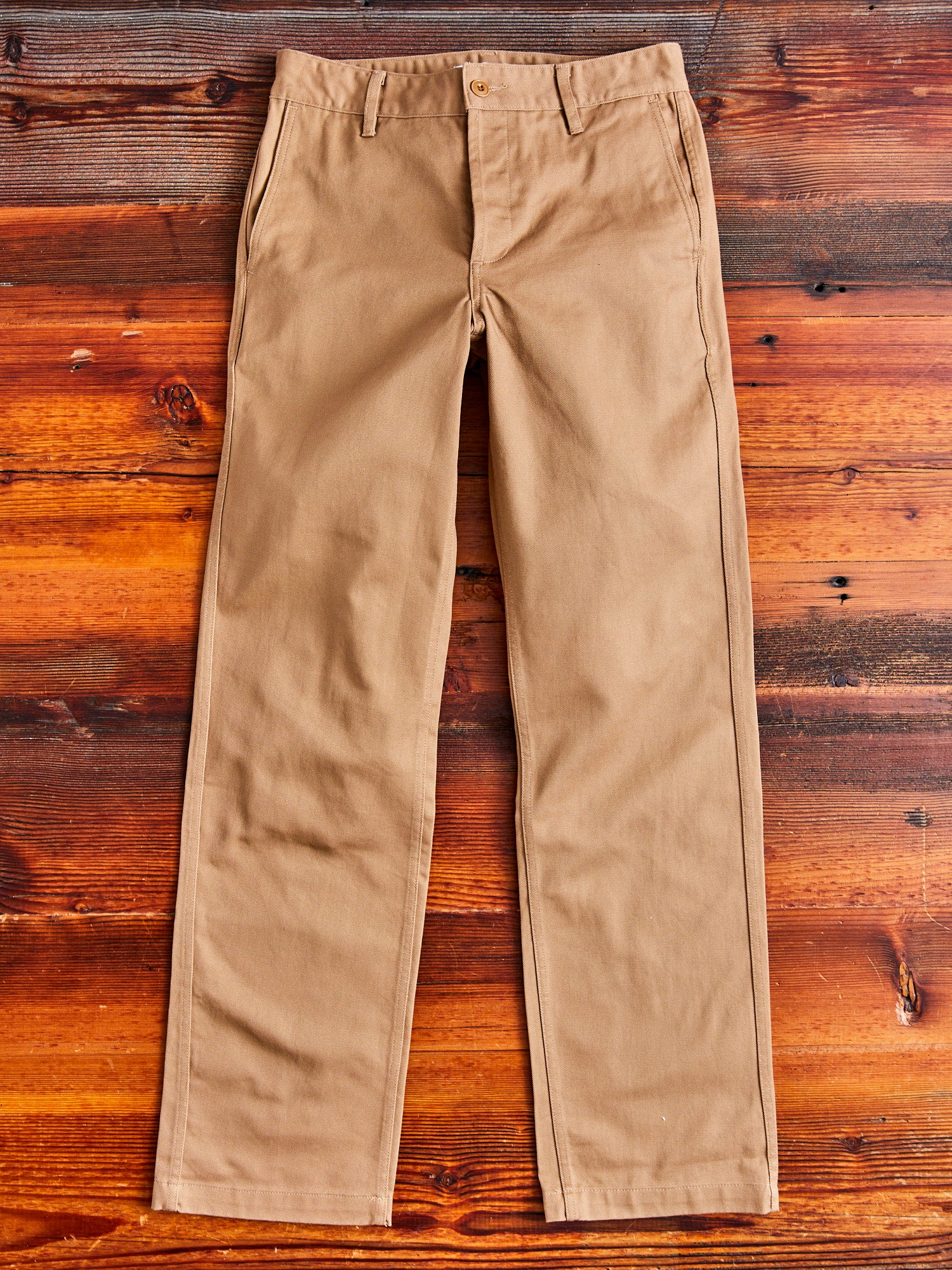 Work Pant in Tan Twill