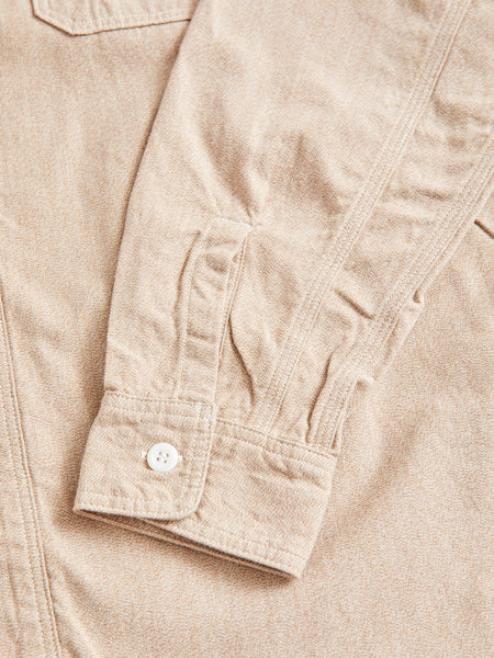 Archaic Chambray Work Shirt in Covert Beige – Blue Owl Workshop