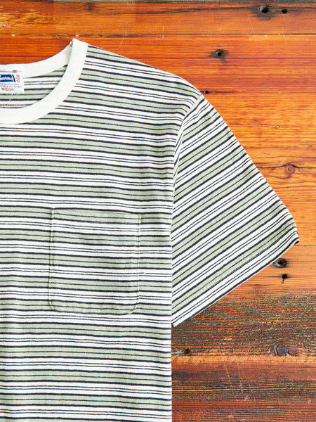 Stripe Print Hawaiian Shirt in Indigo – Blue Owl Workshop