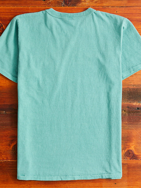 Pigment Dyed Pocket Tee in Foggy Green – Blue Owl Workshop