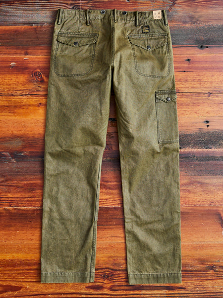 Seattle Cargo Pants in Olive Canvas