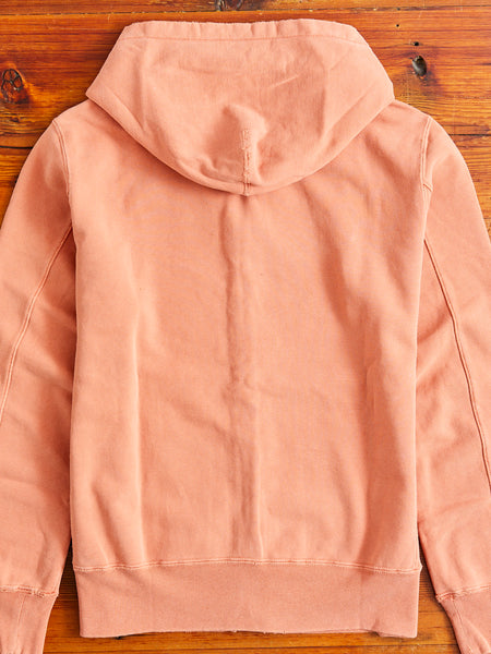 Special Finish Zip Hoodie in Orange