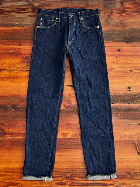 Double Knee Raw Denim Work Jeans 16oz Organic Cotton In Indigo - Kind  Supply Co.