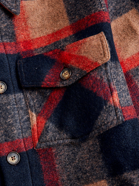 Catch Overshirt in Red – Blue Owl Workshop