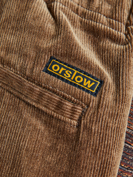orSlow Unisex Corduroy New Yorker Pant, Brown
