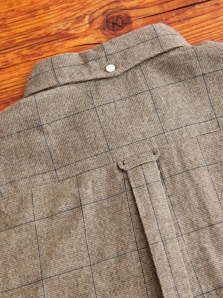 Shaggy Check Button-Down Shirt in Brown – Blue Owl Workshop