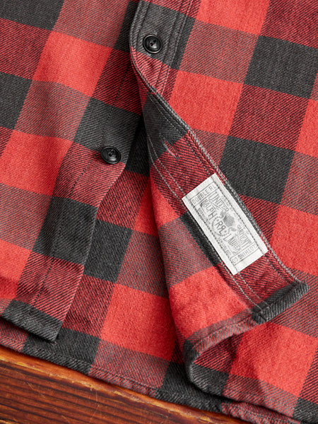 Buffalo Check Work Shirt in Red