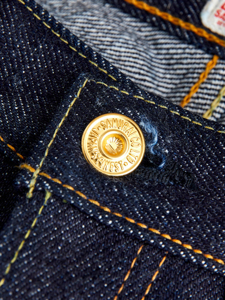 Check out GANRYU's Unique Adjustable Nylon Strap Selvedge Denim Jacket