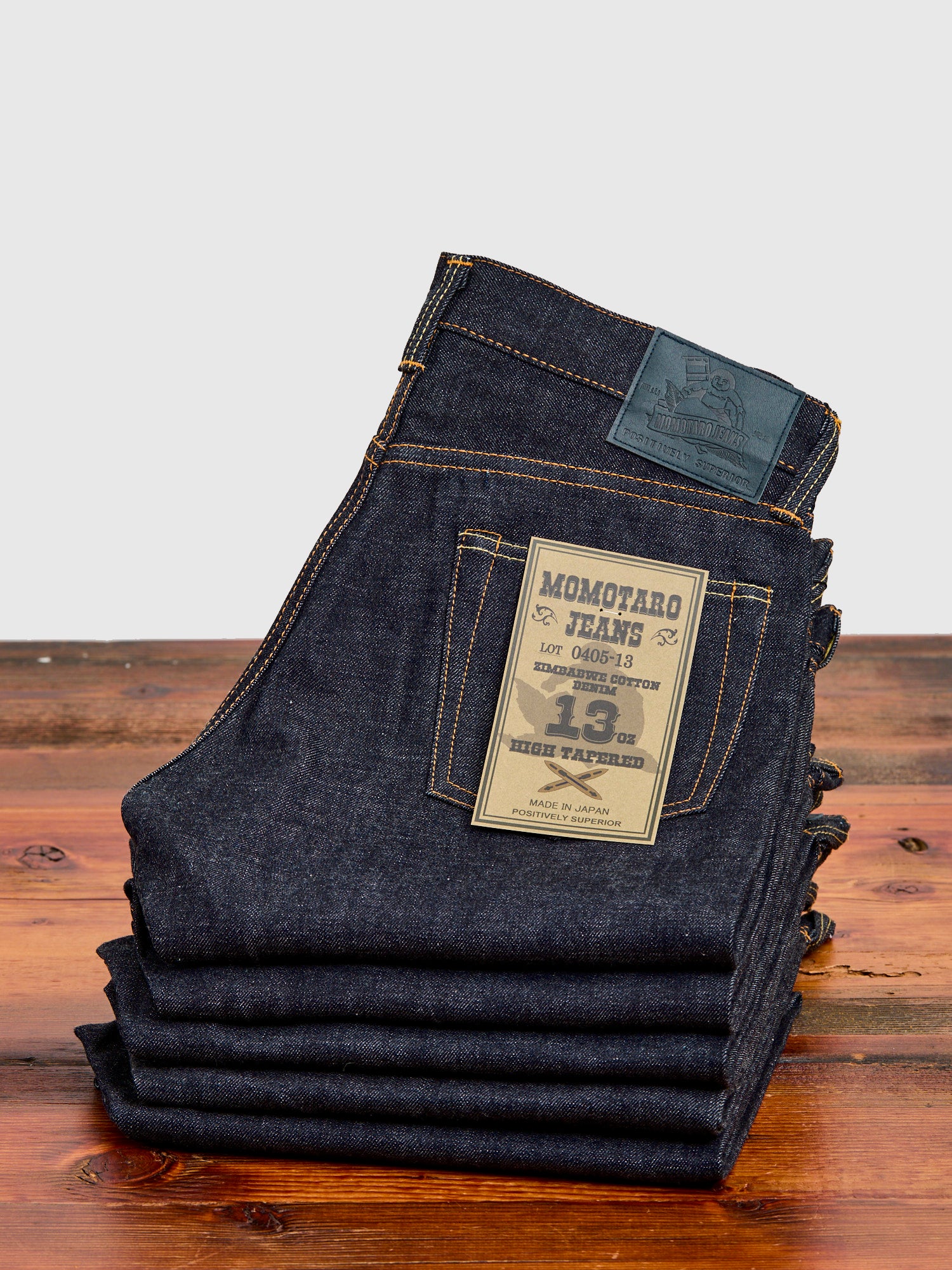 0405-13 13oz Selvedge Denim - High Tapered Fit – Blue Owl Workshop