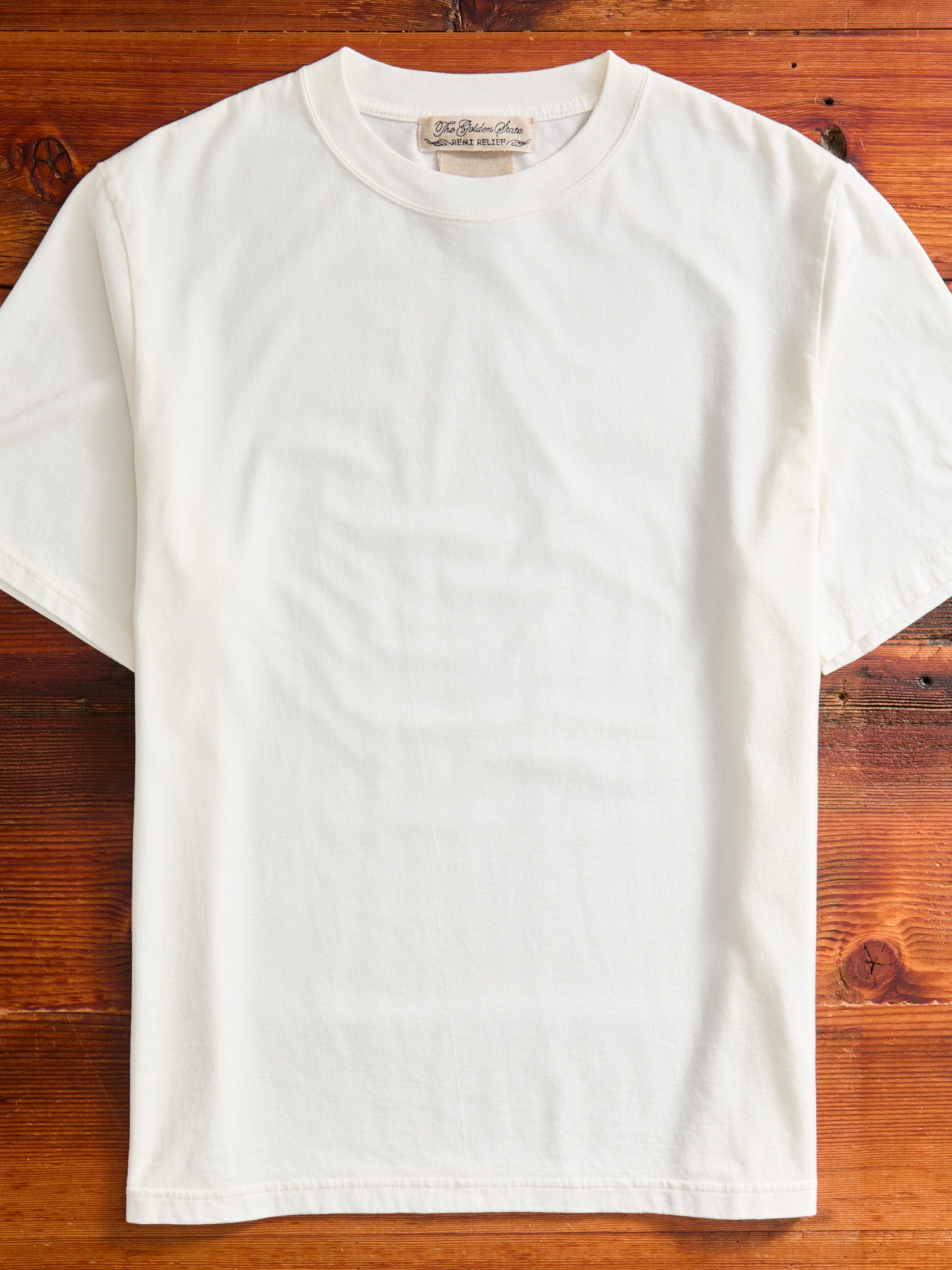 Jersey Regular T-Shirt in Off White