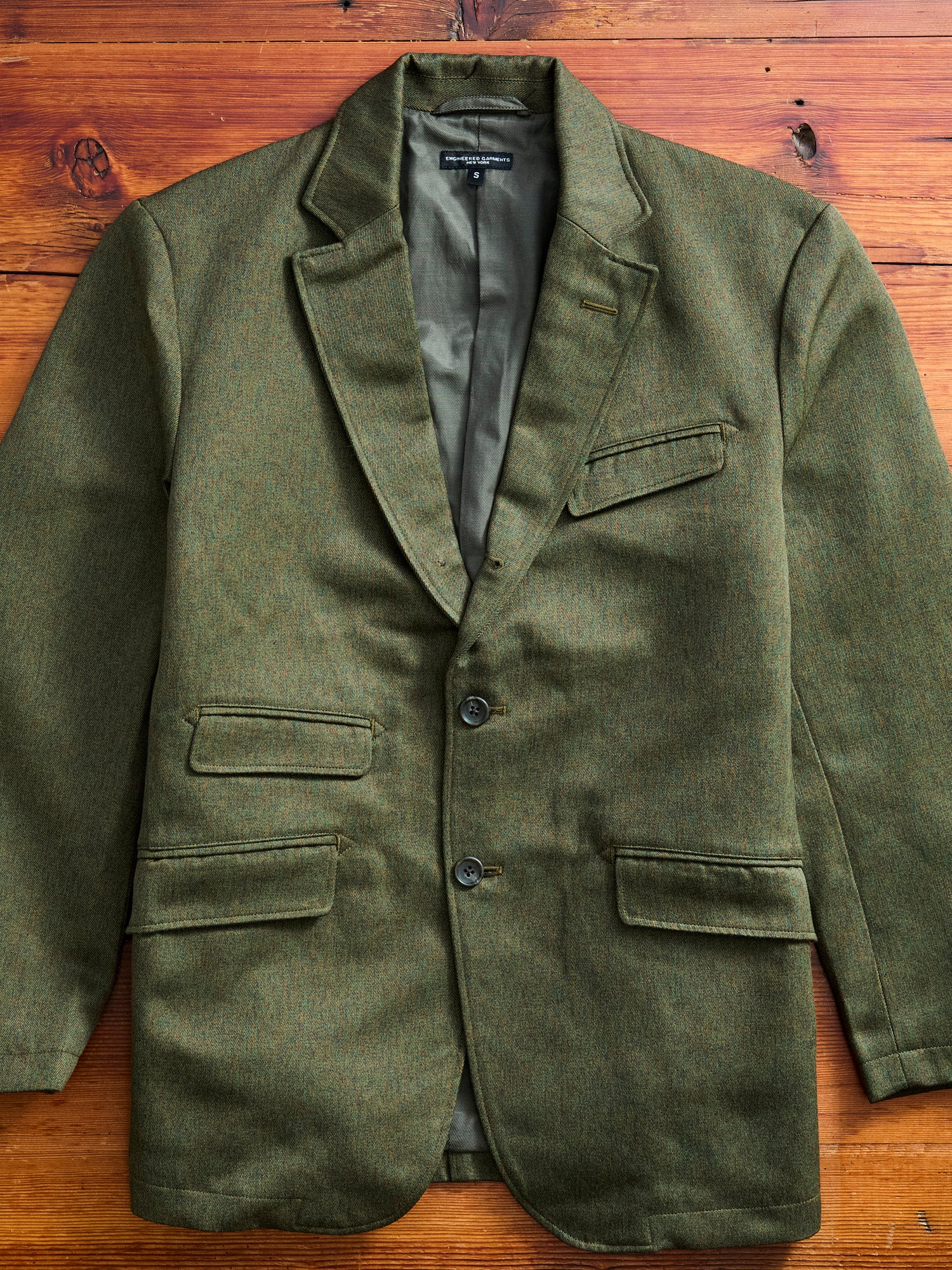 Melange Twill Andover Jacket in Olive – Blue Owl Workshop