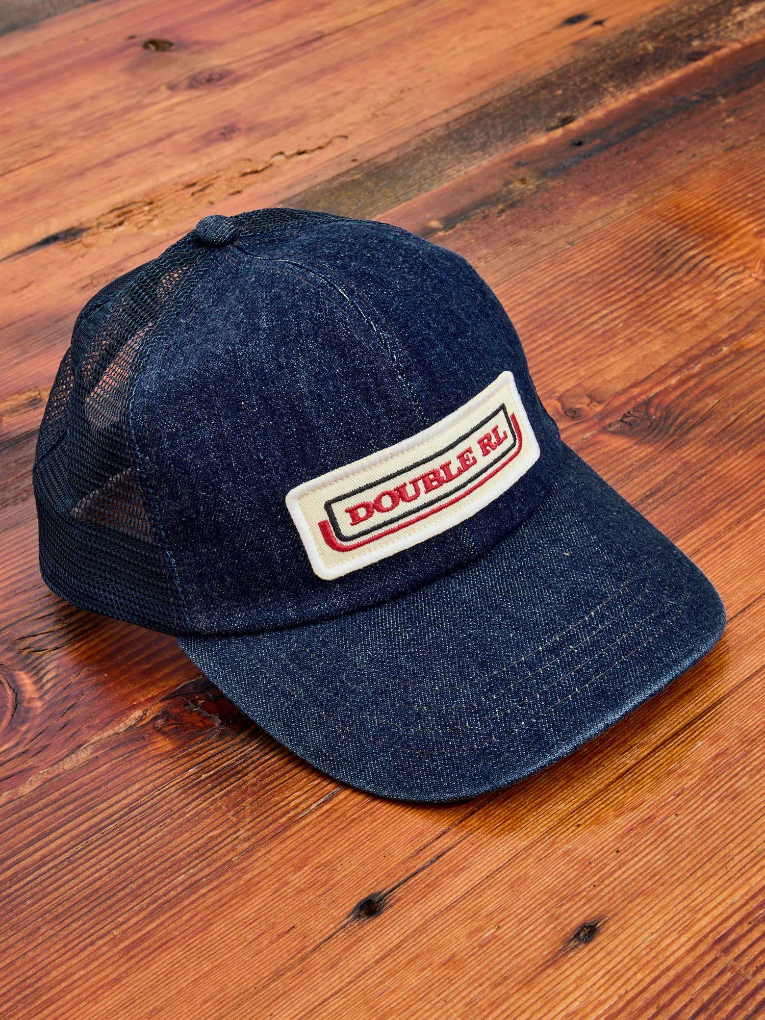 Double RL Trucker Cap in Indigo