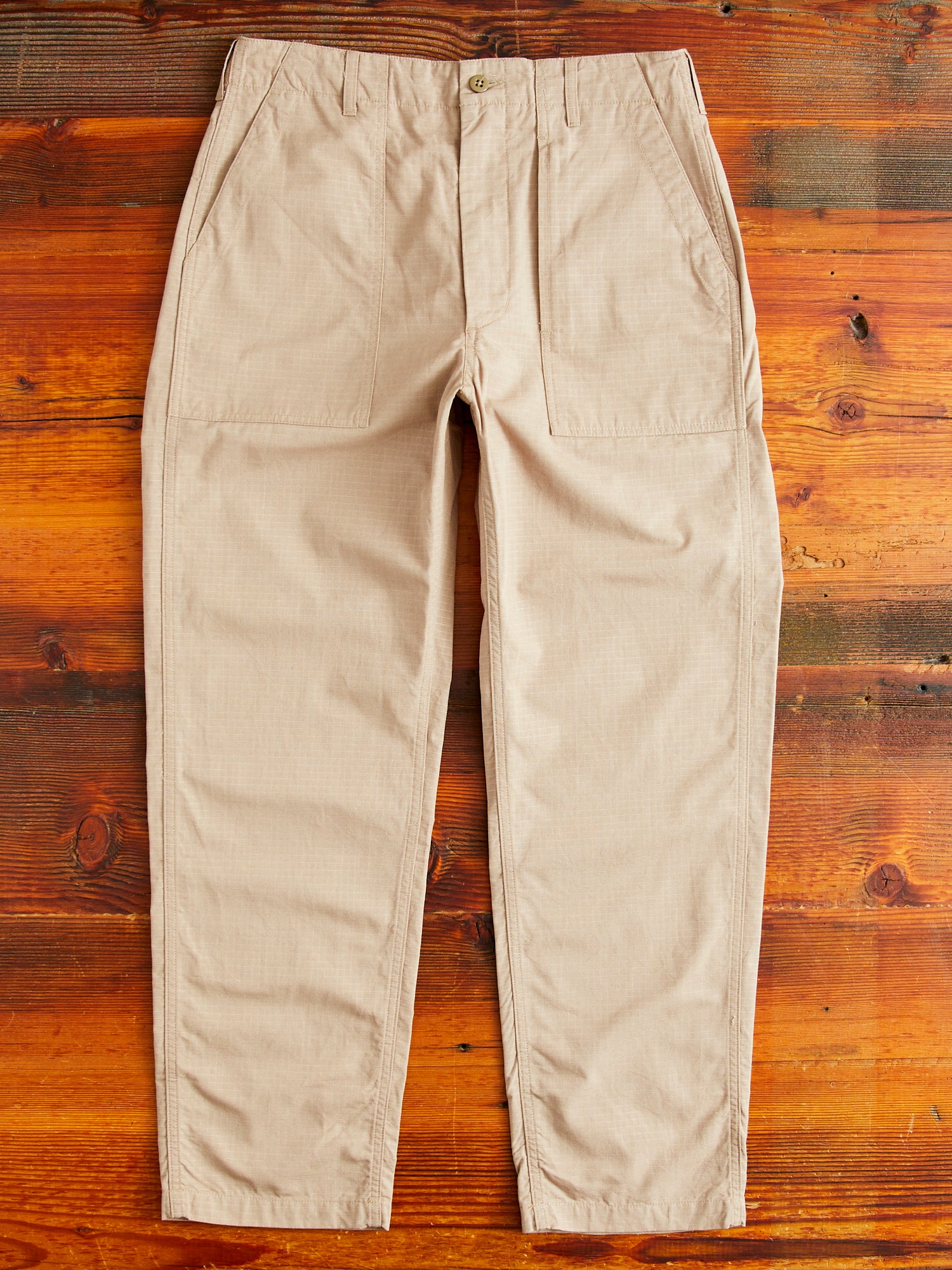 Fatigue Pants in Khaki Cotton Ripstop – Blue Owl Workshop