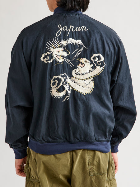Dragon Souvenir Jacket in Navy – Blue Owl Workshop