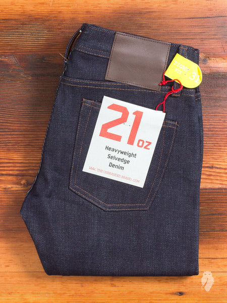 The Unbranded Brand Men's Ub 421 Tight Indigo Selvedge Denim, Navy, 29 at   Men's Clothing store