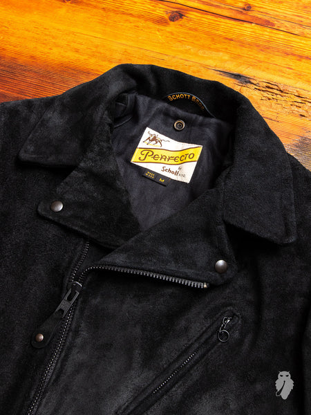 3sixteen x Schott NYC Perfecto Leather Jacket in Black – Blue Owl Workshop