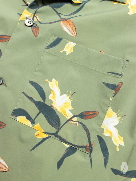 Tailored Hawaiian Shirt in Yellow Flowers – Blue Owl Workshop