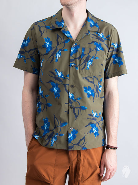Tailored Hawaiian Shirt in Yellow Flowers – Blue Owl Workshop