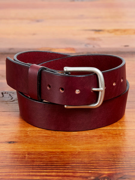 Chocolate Brown Latigo Leather Belt