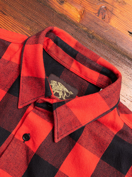 Red Check Flannel Shirt - Norvine