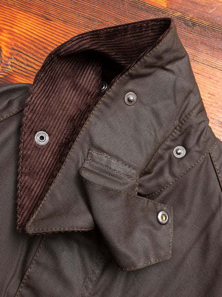 Barbour Bedale Wax Jacket - Olive – The Lucky Knot Men's