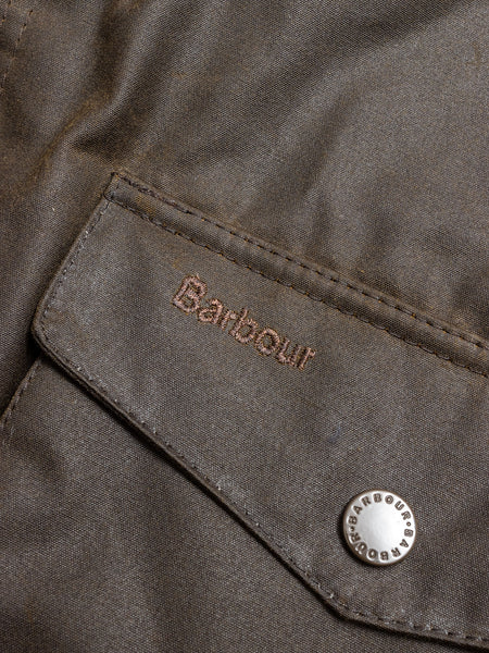 BARBOUR - Giacca cerata Ogston Olive – Blue Marlin & Co.