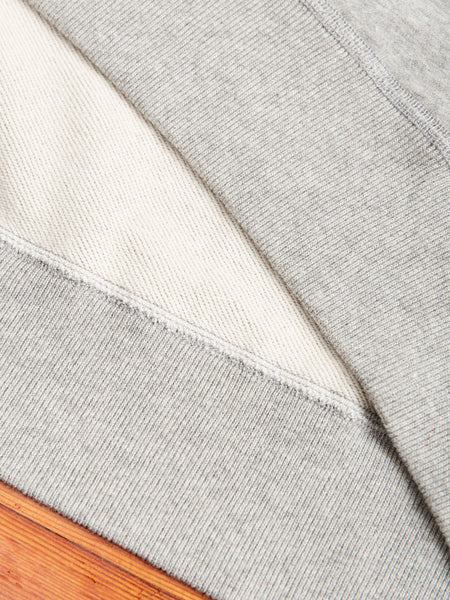 Reigning Champ Pullover in Heather Grey - Blue Owl