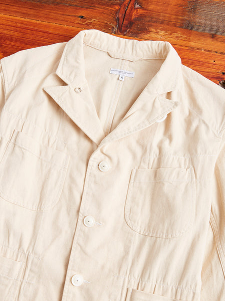 Bedford Jacket in Natural Flat Twill