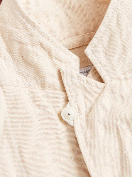 Bedford Jacket in Natural Flat Twill