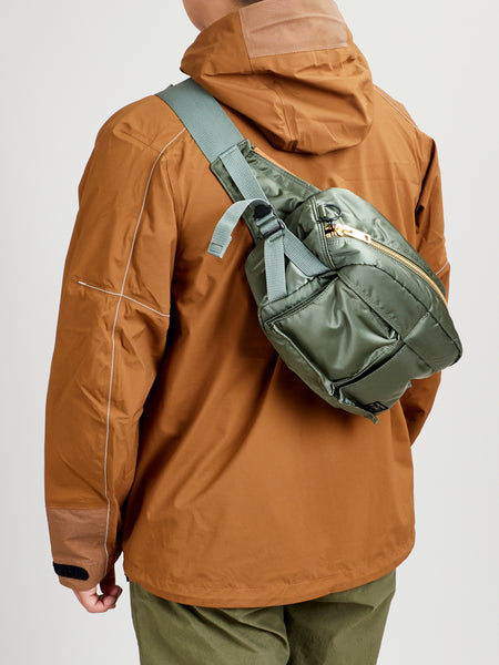Yoshida Porter Tanker Waist Bag Shoulder bag Sage green men and women
