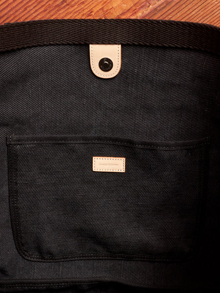 Square Shoulder Bag in Black – Blue Owl Workshop
