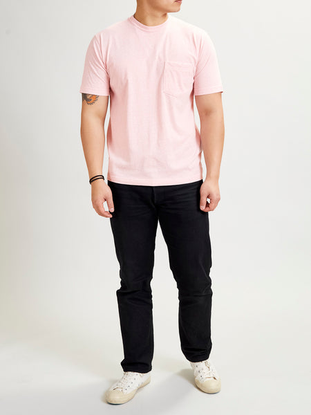 Pocket T-Shirt in Pink – Blue Owl Workshop