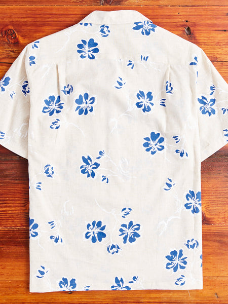 Canvas Button-Up Shirt Workshop – Blue Owl in Blue