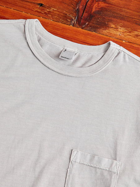 3sixteen Garment Dyed Pima Pocket T⁠-⁠shirt Ash