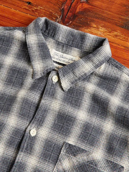 Ombre Nel Checked Flannel Shirt in Black – Blue Owl Workshop