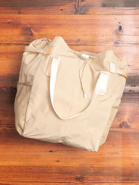 Functional Tote Bag in Beige