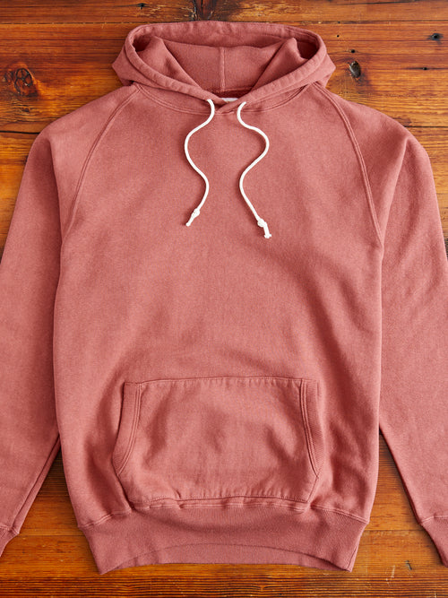 Ehu'kia Hooded Raglan Sweatshirt in Spiced Apple