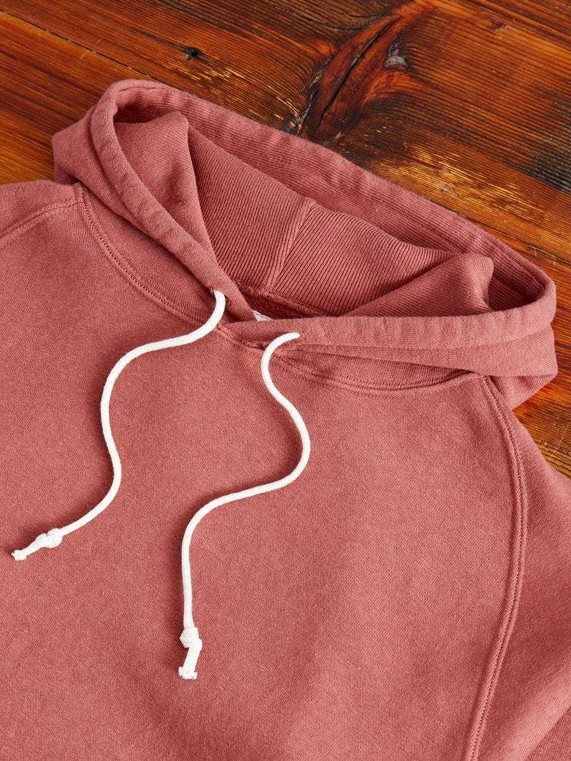 Ehu'kia Hooded Raglan Sweatshirt in Spiced Apple