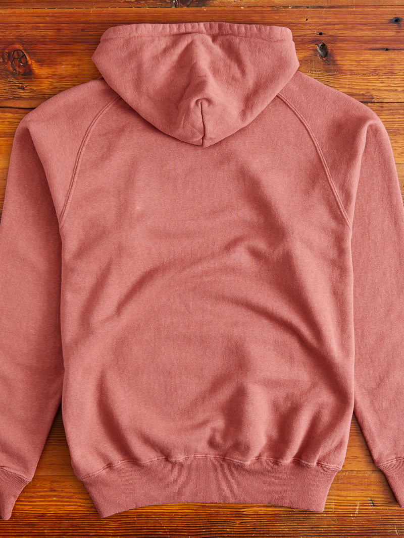 Ehu'kia Hooded Raglan Sweatshirt in Spiced Apple