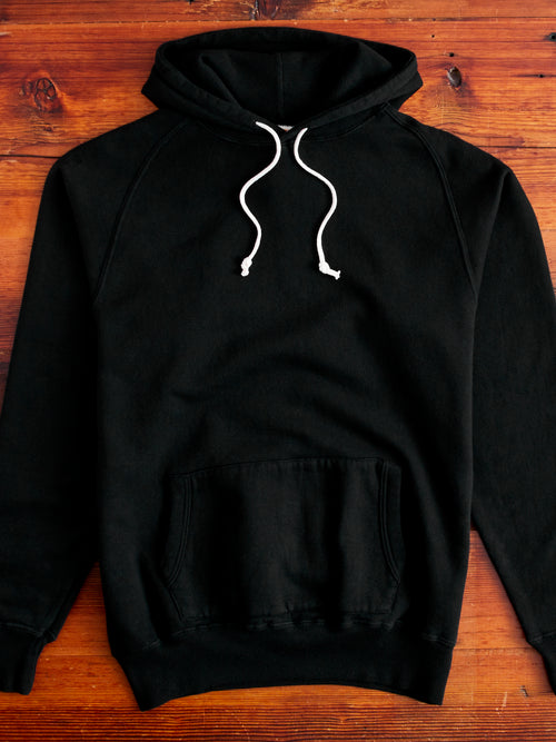 Ehu'kia Hooded Raglan Sweatshirt in Anthracite