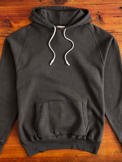 Ehu'kia Hooded Raglan Sweatshirt in Kokushoku Black