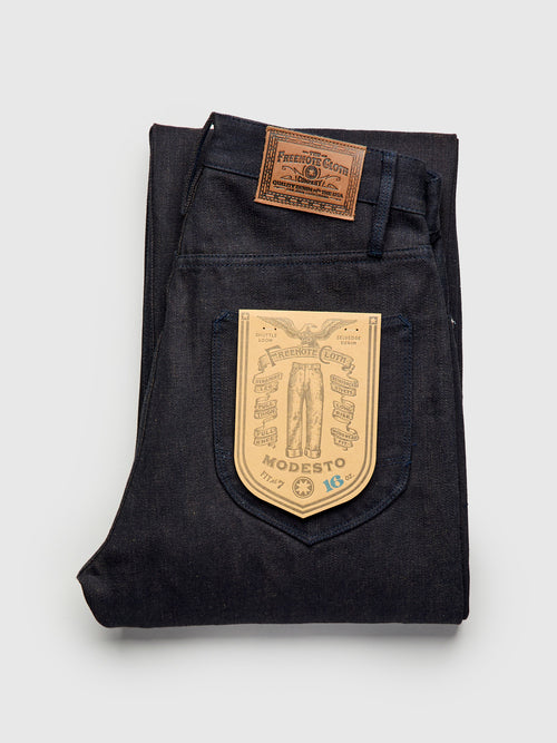 "Blue Brown Modesto" 16oz Selvedge Denim - Straight Fit