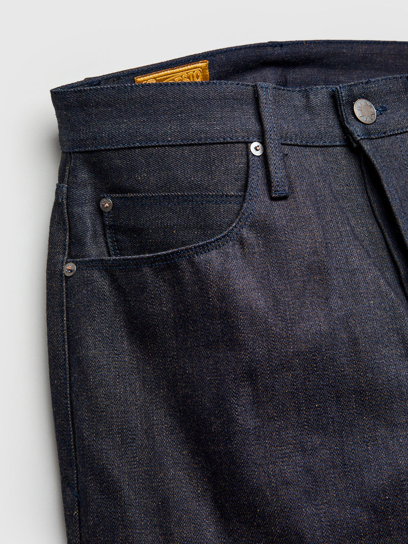 "Blue Brown Modesto" 16oz Selvedge Denim - Straight Fit