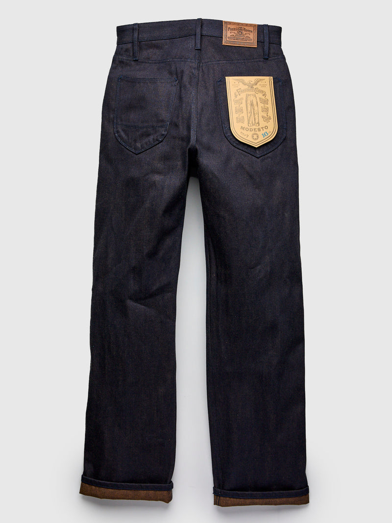 "Blue Brown Modesto" 16oz Selvedge Denim - Straight Fit