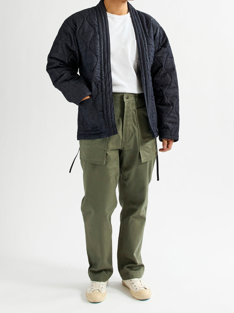 Cultivator Pants in Olive Satin Back