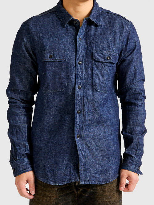 9oz Denim Workshirt in Indigo